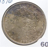 1896 Morgan Silver Dollar.