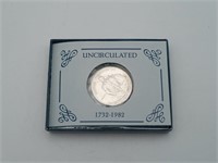 Mint Commemorative Washington Silver Half Dollar
