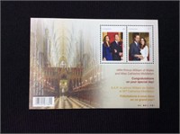 Canada, Royal Wedding, Souvenir Sheet, Mnh