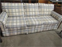 3 Seater Plaid Couch