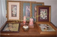 Pictures, Musical Jewelry Box, Painted Rock Heads