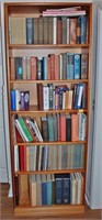 6-Shelf Bookcase with contents
