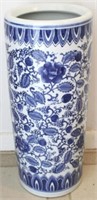 Blue/White Umbrella Stand