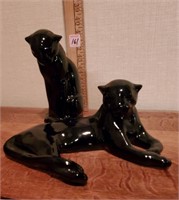 Black panther figurines