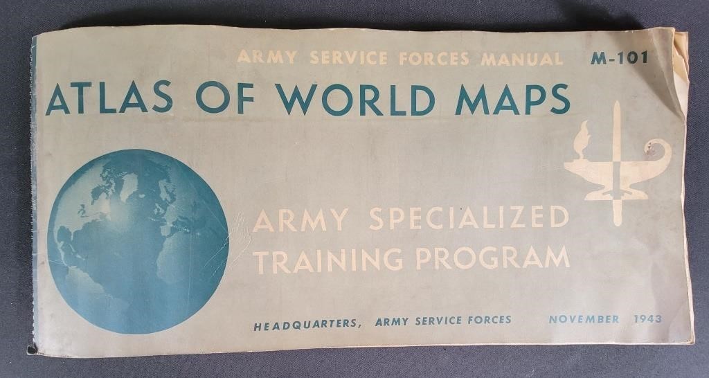 Army Service Forces Manual Atlas of World Maps