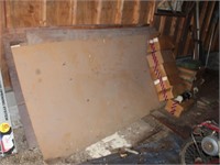 Pile Plywood Previously Used