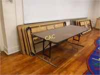 6pc 6' Folding Tables