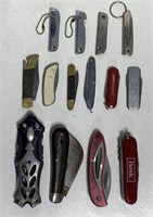 (T) Lot of 14 Pocket Knives, brands incl. Master