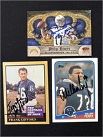 Philip Rivers & others signed card
