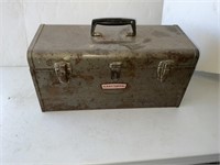 Craftsman vintage metal toolbox 1972