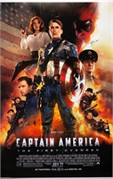 Signed Captain America Avenger Poster