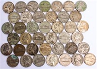 Coin War Nickels  Roll of 40 Coins 40% Silver