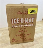 NOS Ice-O-Mat Ice Crusher