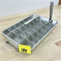 Vintage Aluminum Ice Cube Tray