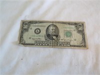 1950 50 Dollar Bill