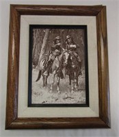 8x10" Remington Cheyenne Scouts Resin Reproduction