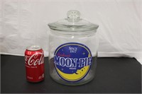 Repro Moon Pie Jar w/ Lid