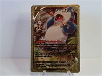 Pokemon Card Rare Gold Snorlax