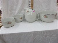 (4) Pcs. Hall's Dishes