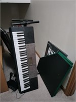 Casio Keyboard, Stand, Power Supply & More