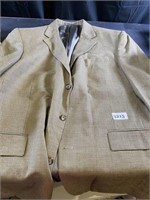 Suit Jacket Not sure of Size (Tan in Color)