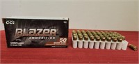 CCI Blazer 9mm Luger 115 gr. FMJ, Qty 50