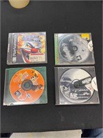 4 PlayStation 1 games see description