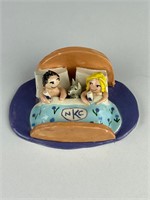 Mane Lion figurine couple in bed