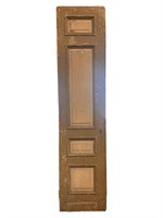 European Wood Panel Door, Tall