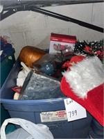 Ornaments and Christmas Decor in Tote