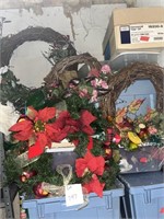 Large Christmas Lot with Wreaths