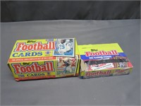Lot of 2 Topps Football Card Boxes Sleeved