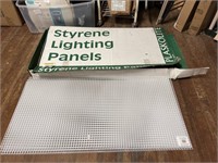 4 panels of Styrene lighting panels