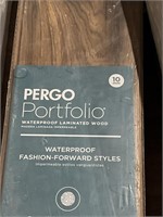 Pergo proof flooring approximately 20 ft.²