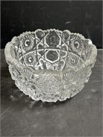 Beautiful Clear Crystal Bowl with heavy base 6