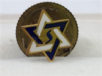 Antique Jewish Lapel Pin