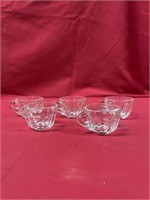 (25) Glass Petal Punch Cups