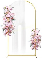 7.2FT Gold Metal Arch Backdrop Stand 7.2x4FT