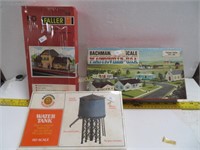 HO Scale Water Tank, Suburban Station & Station