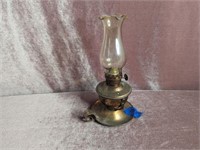 Kerosene Lamp with Copper Base - 8"