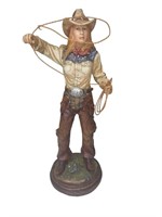 Cowgirl with Lasso 12" Decorative Figure