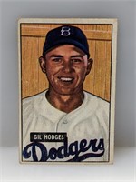 1951 Bowman #7 Gil Hodges HOF Brooklyn Dodgers