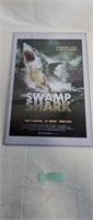 Movie poster swamp shark in case