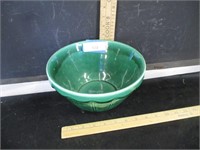 Green Pottery Mixing Bowl