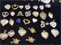 29pc Heart Charms/Pendent Lot