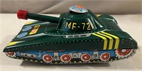 1960's friction army/ military tank toy.