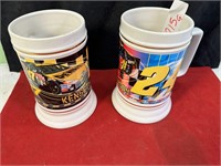 2 LARGE RACING MUGS