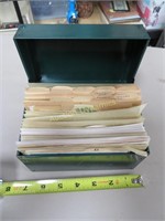 Box Lot 'green' of collector stamps