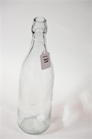 12" Clear Bottle with 2 holes in the top