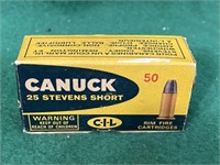 Canuck CFL 25 Stevens Short Ammunition